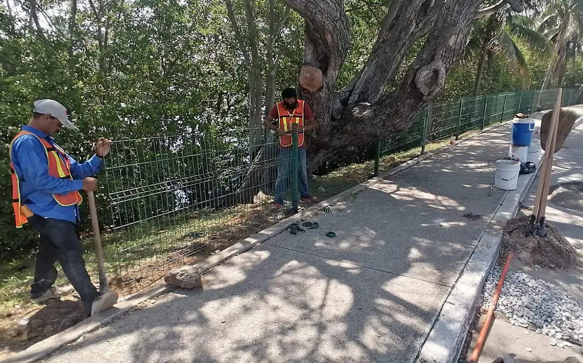 Refuerzan protección en la laguna El Carpintero